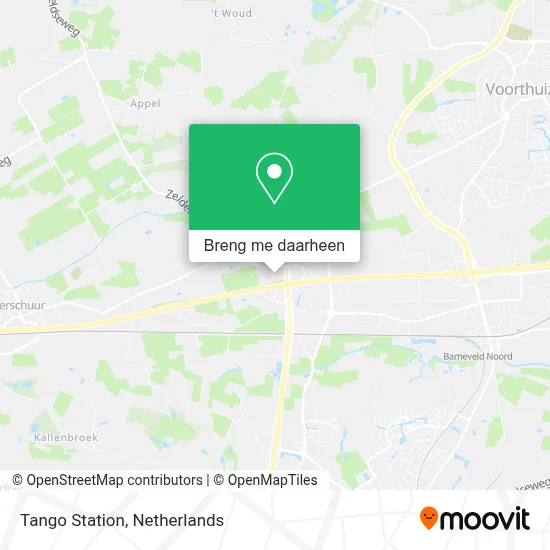 Tango Station kaart