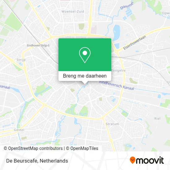 De Beurscafe kaart