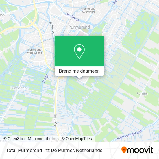 Total Purmerend Inz De Purmer kaart