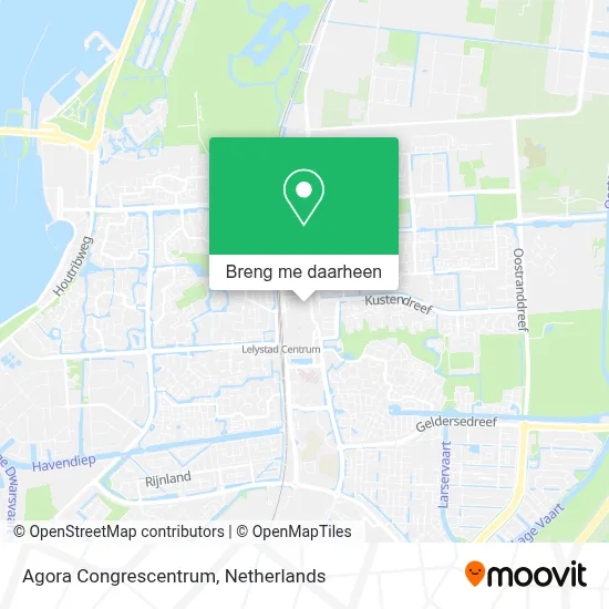 Agora Congrescentrum kaart