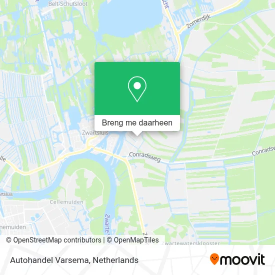 Autohandel Varsema kaart