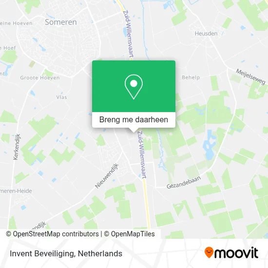 Invent Beveiliging kaart