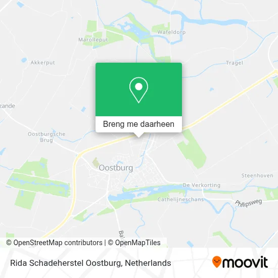 Rida Schadeherstel Oostburg kaart