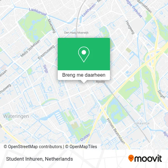 Student Inhuren kaart