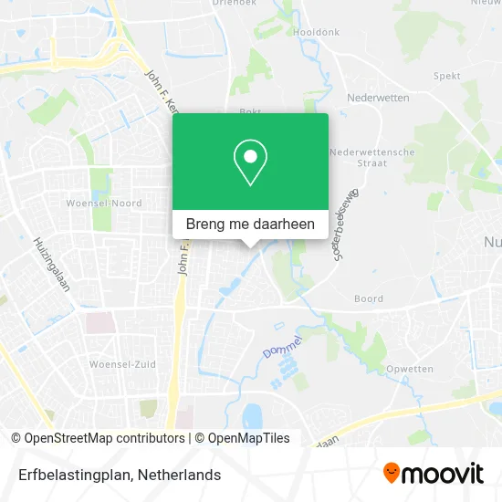 Erfbelastingplan kaart