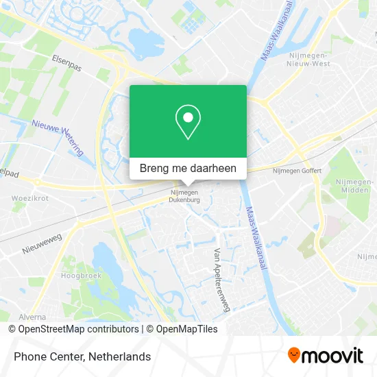 Phone Center kaart
