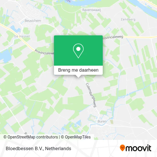 Bloedbessen B.V. kaart