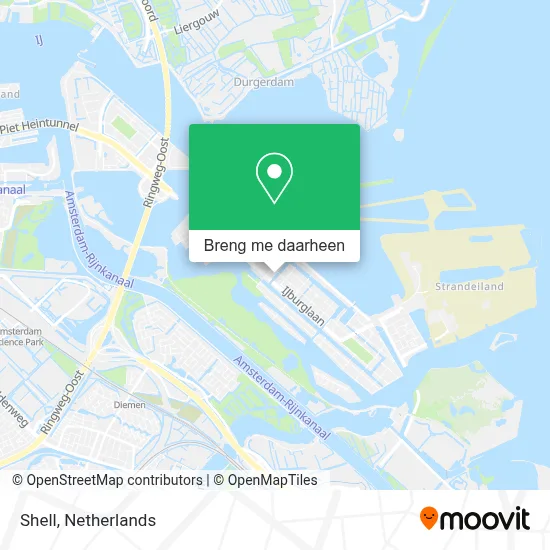 Shell kaart