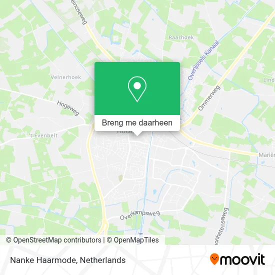Nanke Haarmode kaart