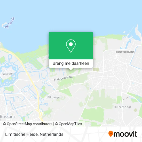 Limitische Heide kaart