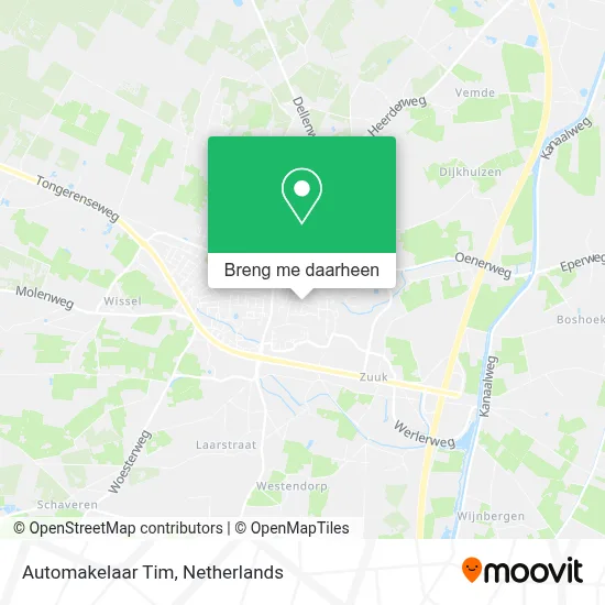 Automakelaar Tim kaart