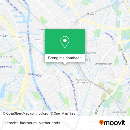 Utrecht Jaarbeurs kaart