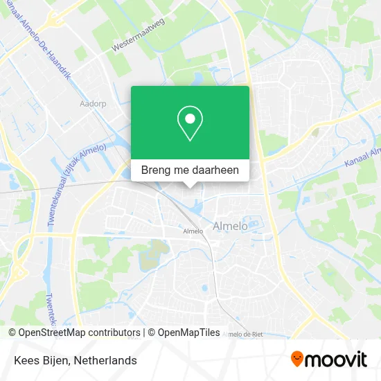 Kees Bijen kaart