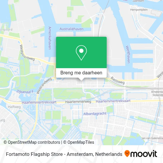 Fortamoto Flagship Store - Amsterdam kaart