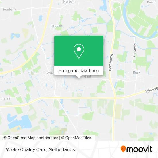 Veeke Quality Cars kaart