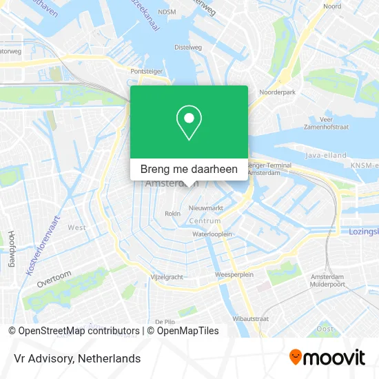 Vr Advisory kaart
