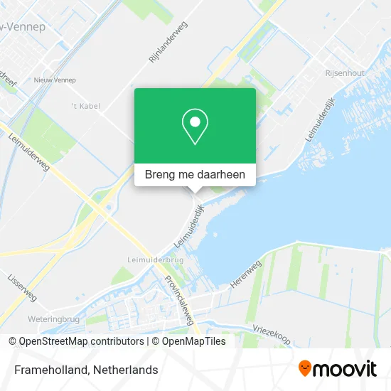 Frameholland kaart