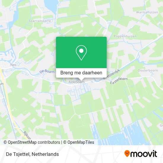 De Tsjettel kaart