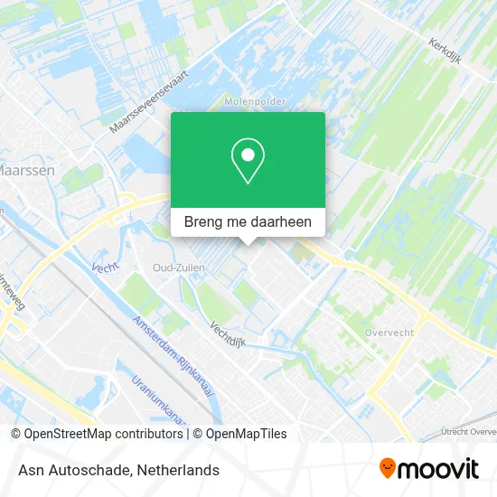 Asn Autoschade kaart