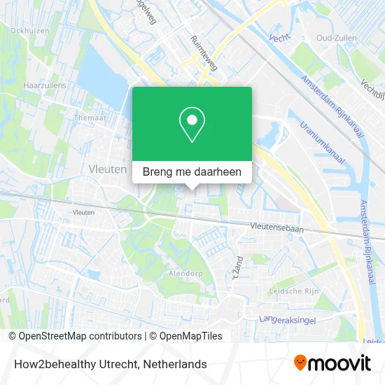 How2behealthy Utrecht kaart