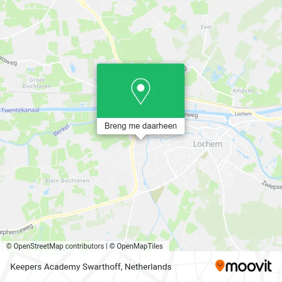 Keepers Academy Swarthoff kaart