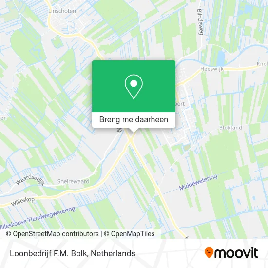 Loonbedrijf F.M. Bolk kaart
