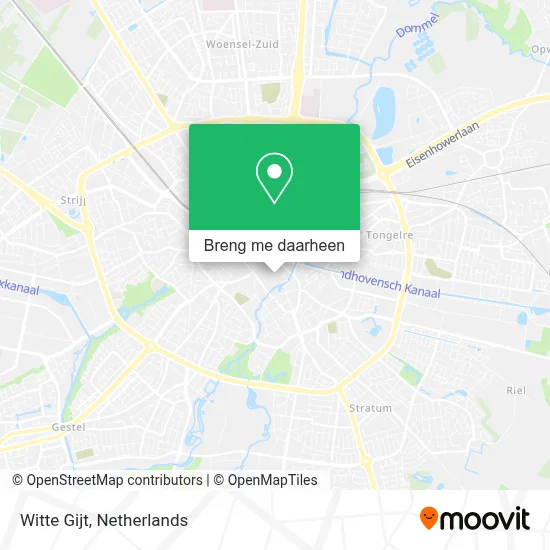 Witte Gijt kaart