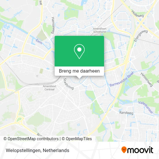 Welopstellingen kaart