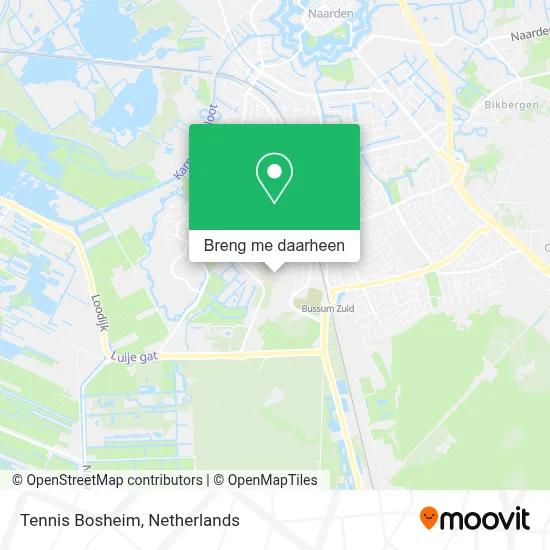 Tennis Bosheim kaart