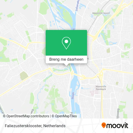 Faliezustersklooster kaart