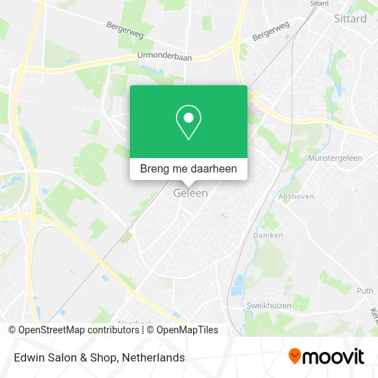 Edwin Salon & Shop kaart