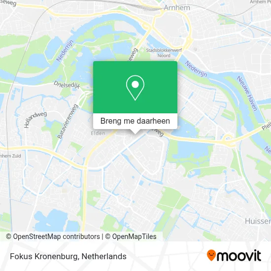 Fokus Kronenburg kaart