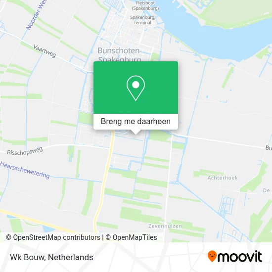 Wk Bouw kaart