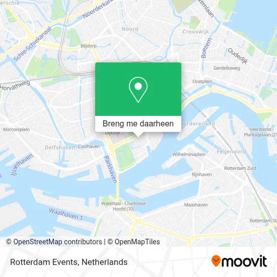 Rotterdam Events kaart