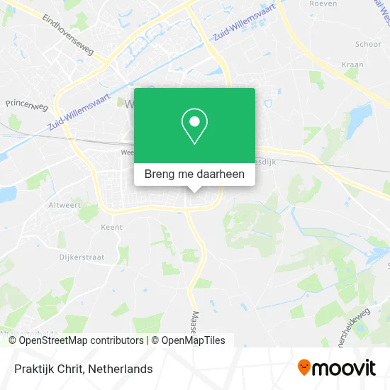 Praktijk Chrit kaart