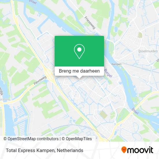 Total Express Kampen kaart