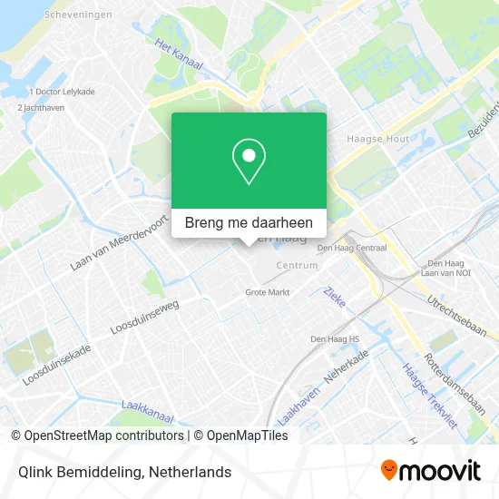 Qlink Bemiddeling kaart