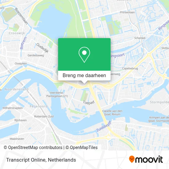Transcript Online kaart