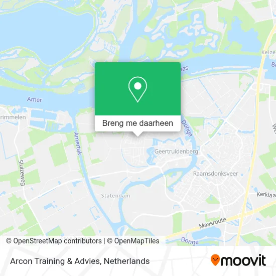 Arcon Training & Advies kaart