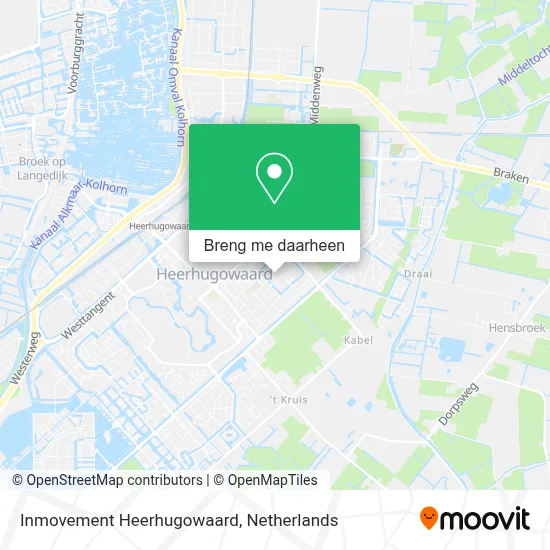 Inmovement Heerhugowaard kaart