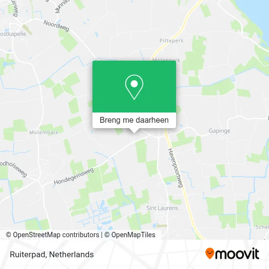 Ruiterpad kaart