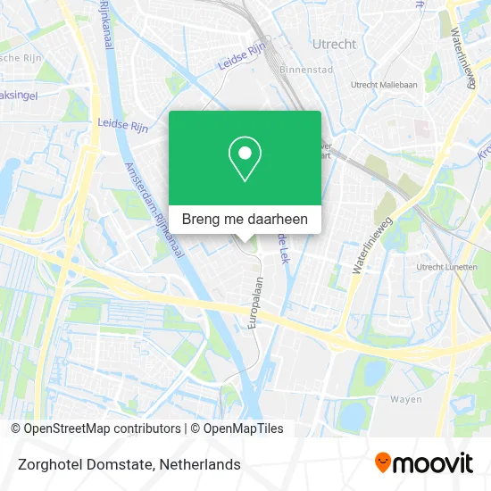 Zorghotel Domstate kaart