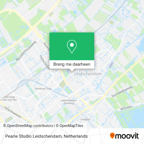 Pearle Studio Leidschendam kaart