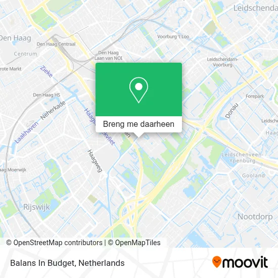 Balans In Budget kaart
