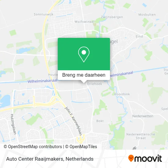 Auto Center Raaijmakers kaart