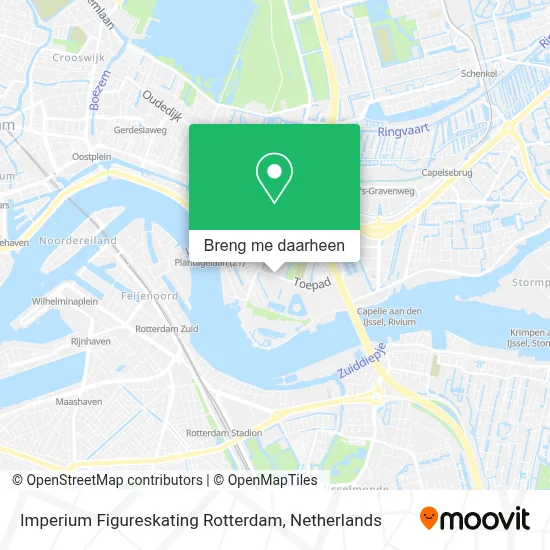 Imperium Figureskating Rotterdam kaart