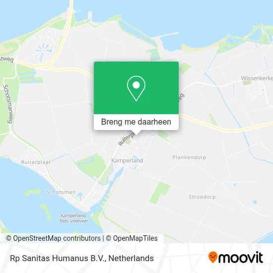 Rp Sanitas Humanus B.V. kaart