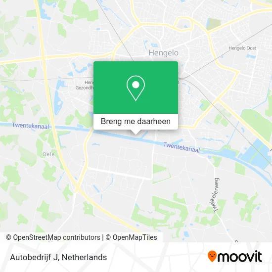 Autobedrijf J kaart