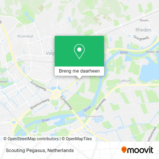 Scouting Pegasus kaart