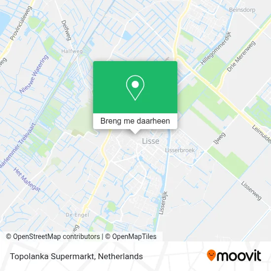 Topolanka Supermarkt kaart